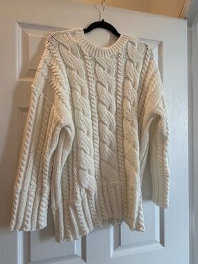 White Heavy Sweater